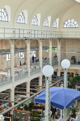 Raumaktivierung Markthalle Dresden Neustadt – revitalisierter Stadtraum, Foto Robert Arnold 